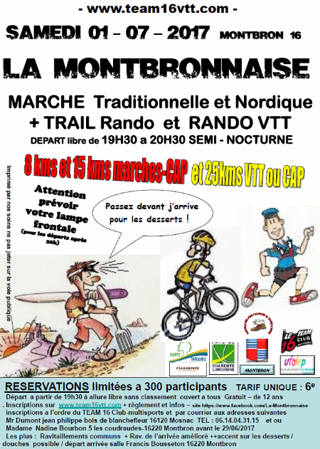 Affiche la montbronnaise 17